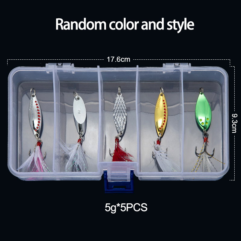 Fishing Lure Crankbait - ملعقة معدنية سبينر الصيد إغراء 5