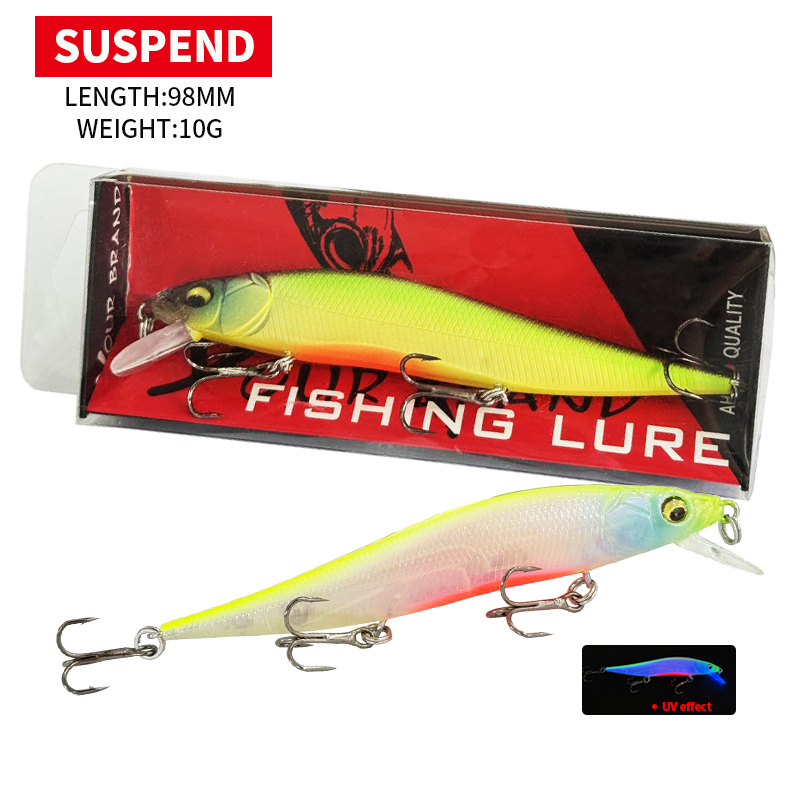 Fishing Lure Jerkbait - طعم صيد سمك الباس البحري AURORA