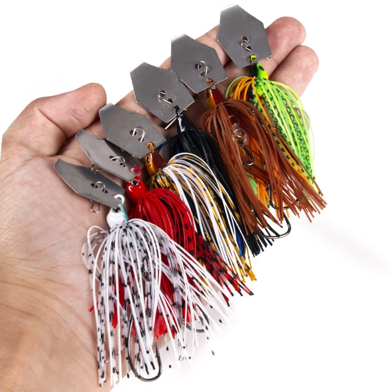Fishing Lure Crankbait - 6 قطعة/المجموعة Chatterbait الصيد السحر عدة