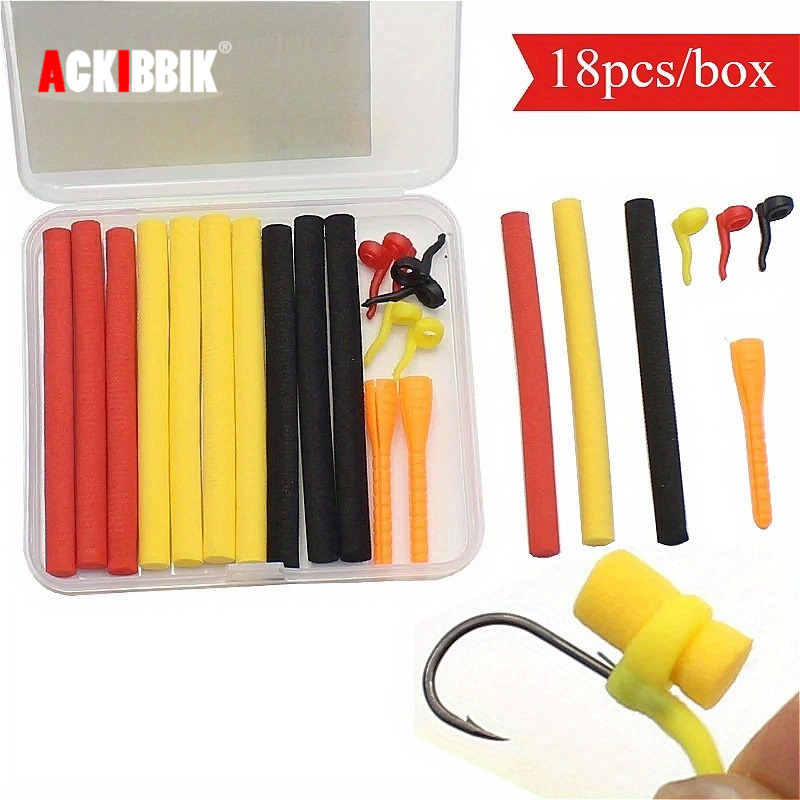 Fishing Lure Box - 18 قطعة/صندوق اكسسوارات صيد سمك الشبوط