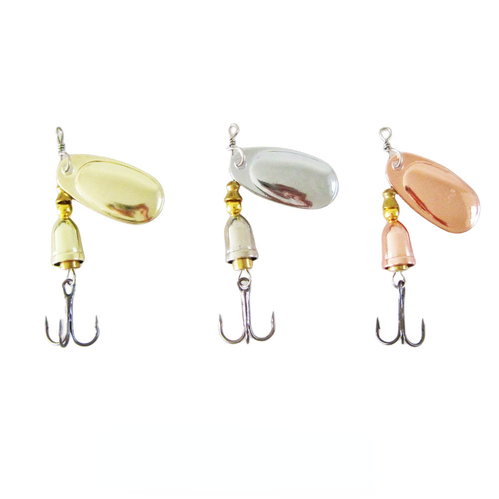 Fishing Lure Blade Bait - طعم ملعقة صناعي صلب نحاسي ،