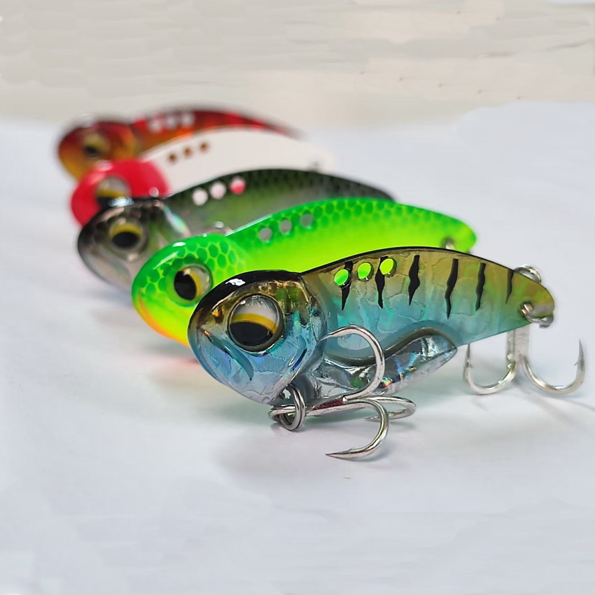 6 قطعة المعادن VIB الصيد السحر - مراجعة Fishing Lure Blade Bait وسعره