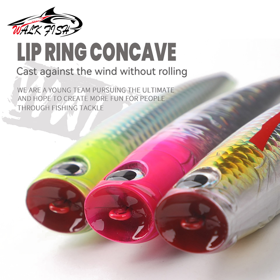 WALK FISH قطعة واحدة 110 مم 25 - مراجعة Fishing Lure Popper وسعره