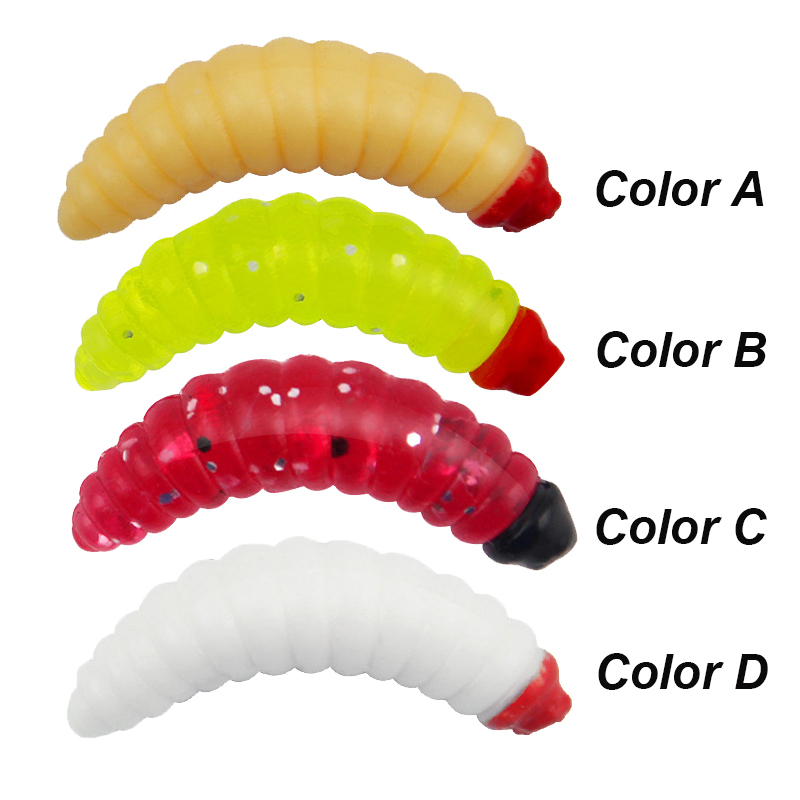 WESTBASS 20/50 قطعة لينة يرقة  - مراجعة Fishing Lure Soft Plastic وسعره