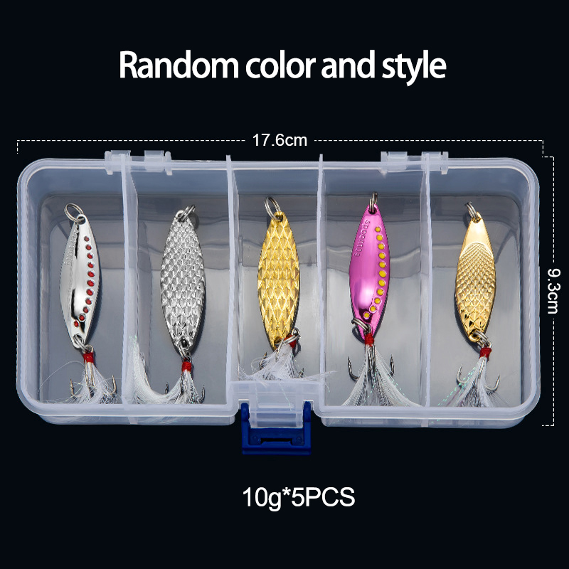 ملعقة معدنية سبينر الصيد إغراء - مراجعة Fishing Lure Crankbait وسعره