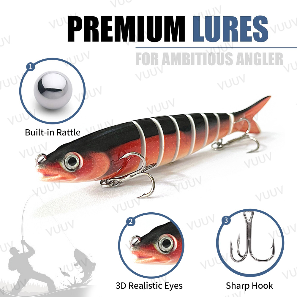 10 قطع من طعوم الصيد متعددة ال - مراجعة Fishing Lure Popper وسعره