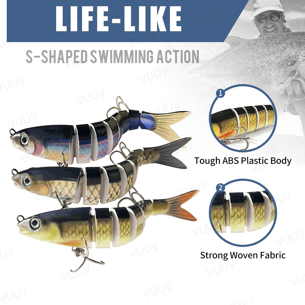 10 قطع من طعوم الصيد متعددة ال - مراجعة Fishing Lure Popper وسعره