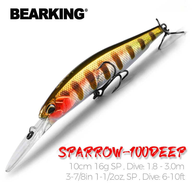 Bearking 10 سنتيمتر 16 جرام نظ - مراجعة Fishing Lure Jerkbait وسعره