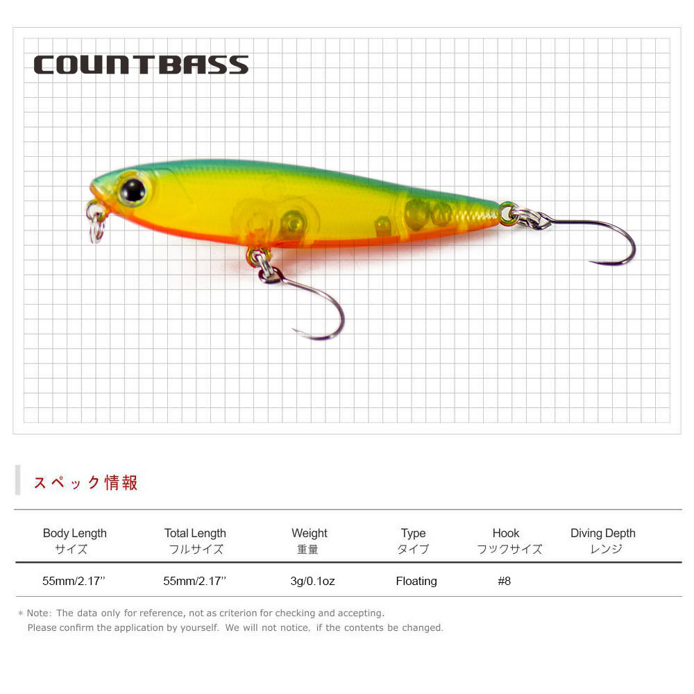 كونتباس المتذبذب توبواتر 55 مل - مراجعة Fishing Lure Topwater وسعره