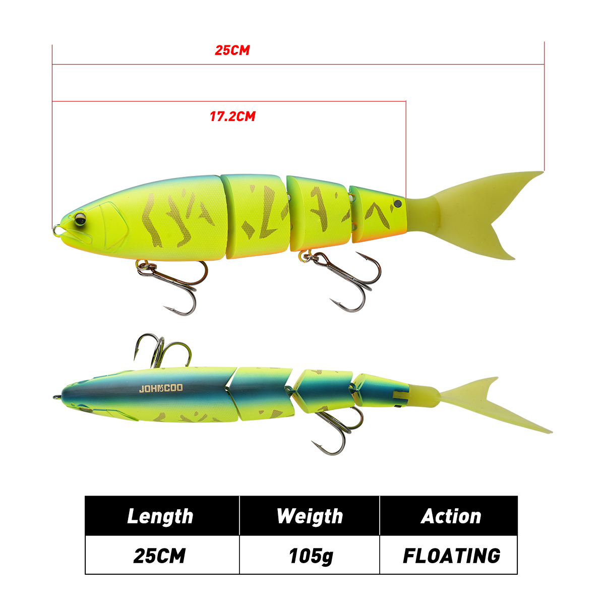 جونكو صوتها الصيد إغراء 25 سنت - مراجعة Fishing Lure Popper وسعره